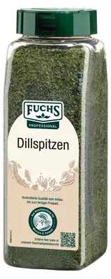 Produktbild von Dillspitzen 200 g Fuchs Professional Streudose für Gastronomie, Gewürz, Kräuter