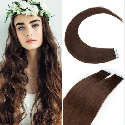Immagine prodotto di Estensioni per capelli a nastro - 10 ciocche da 20g di capelli veri Remy per un aspetto naturale