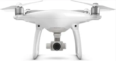 Produktbild von DJI Phantom 4, 4 Rotoren, 12 MP, 4096 x 2160 Pixel, 5000 m, 5350 mAh, Weiß