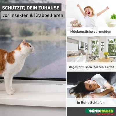 Produktbild von Krallenschutzgewebe für Türen+Fenster 1,2x1,5 m