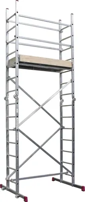 Produktbild von Krause 916273 Alu-Gelenkgerüst Arbeitshöhe 4,85 m