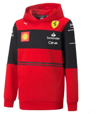 Immagine prodotto di Felpa del team Scuderia Ferrari, collezione 2022, colore rosso, taglia 104