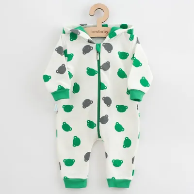 Zdjęcie produktu dla Niemowlęcy pajac dresowy New Baby Little One zielony, vel. 68 (4-6m)
