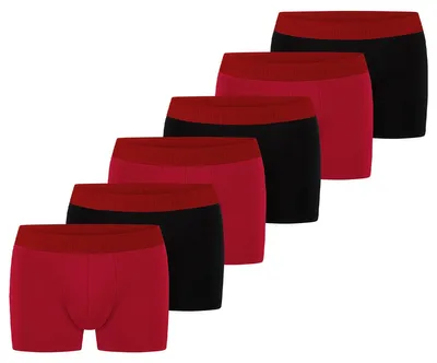 Produktbild von Bruno Banani 6er Pack Flowing Retro Short / Pant Enganliegende Comfort Fit Qualität, Gedoppelter Frontbereich, Hautsympathisch und Saugfähig