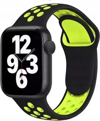 Produktbild von Armband für Apple Watch 4 5 6 SE, Gummi, Größe 38/40