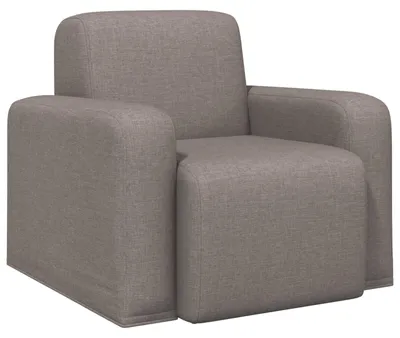 Zdjęcie produktu dla vidaXL Fotel tkanina taupe