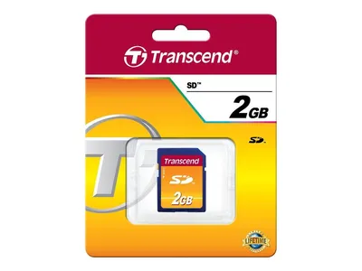Obrázok produktu pre Transcend TS2GSDC, 2 GB, SD, MLC, 20 MB/s, 13 MB/s, Čierna