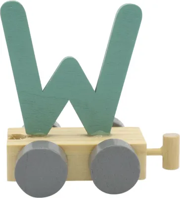 Produktbild von Jep Buchstabe Zugbuchstabe W Grün | Buchstaben