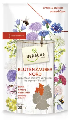 Artikelbild 1 von 'Regio Blütenzauber Nord (275 g)' aus der Kategorie Wildblumenwiese