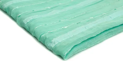 Obrázek produktu pro Šifon Yoryo se stuhou, Aqua 50x125 cm
