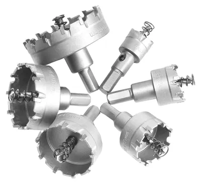 Imagen del producto de Juego de brocas para metal duro, de 10 piezas, de 16 a 53 mm, para acero