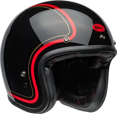 Image de Casque Bell Custom 500 - Finition noire brillante