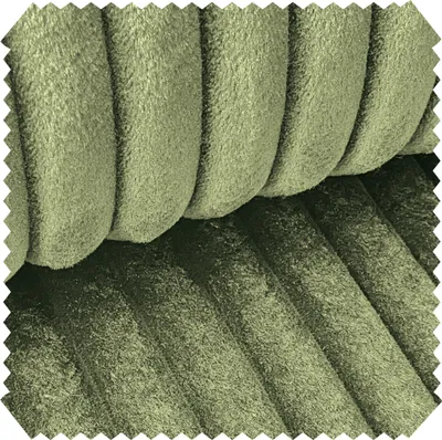 Produktbild von novely® TILLEN Weicher Polsterstoff in Breitcord-Optik - Kuschelweicher Möbelstoff - Reißfester Bezugsstoff - Pflegeleichte Meterware 1 lfm - Farbe: 37 Olivgrün