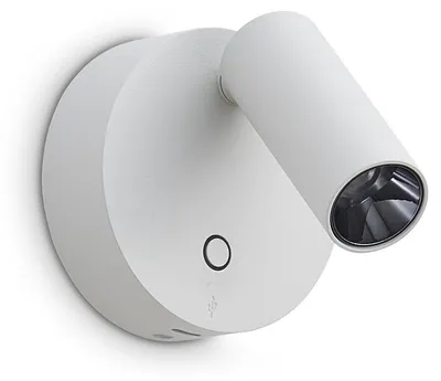 Produktbild von Ideal Lux Wandleuchte mit Schalter, LED 3000K weiß, IP20, ELF 347479