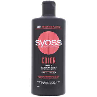 Produktbild von SYOSS Color Shampoo, 440 ml, Shampoo, Nicht-professionell, Frauen, Alle Haare, Alle Farben