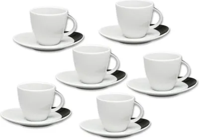 Produktbild von Thun 1794 Espressotassen, Porzellan, Loos, 90 ml, Uno, Thun, 6 Stück