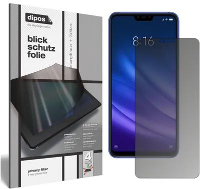 Produktbild von Schutzfolie für Xiaomi Mi 8 Lite Blickschutzfolie matt Folie Display Schutz