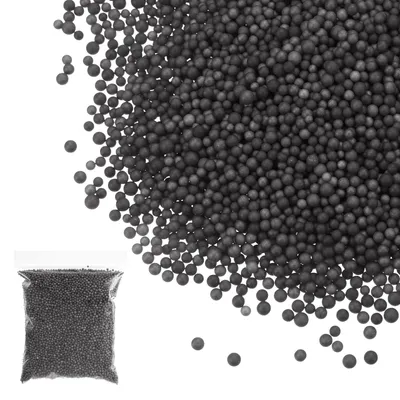 Schaumstoffkügelchen 2,5-3 mm, schwarz, 1 Packung