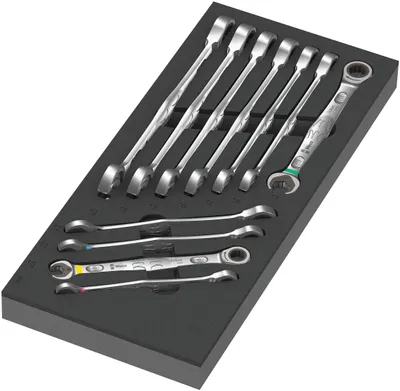 Produktbild von Wera 05150120001, 8,10,11,12,13,14,15,16,17,18,19 mm, Edelstahl, 172 mm, 392 mm, 30 mm, 405 mm