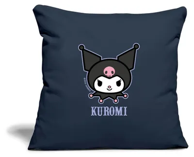 Produktbild von Spreadshirt Kuromi Portrait Kissenbezug 45x45 cm, One size, Navy