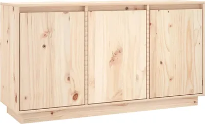 Zdjęcie produktu dla vidaXL Kredens 111x34x60 cm lite drewno sosnowe