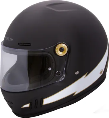 Immagine prodotto di Casco Merlin Revival Vintage Flash, nero opaco, XL (61/62)