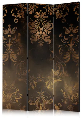 Obrázok produktu pre Muralo AKUSTIK-PARAVENT, 3-dielny, skladací, dekoratívny panel, štýl barok, s ornamentálnymi detailmi, rozmer 135 cm x 172 cm