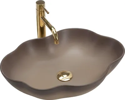 Zdjęcie produktu dla Umywalka Nablatowa Rea Pearl Ombre 48 Beige