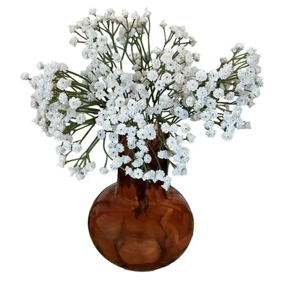 Produktbild von 2474U Kunstzweig Schleierkraut, Künstliches Schleierkraut Weiß, 55 cm - 3er Set