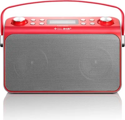 Produktbild von Lenco Lucille, Tragbar, DAB+, FM, 5 W, LCD, Rot, Lithium-Ion (Li-Ion)