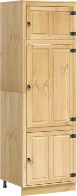 Produktbild von vidaXL Schrank SKI Honigbraun 66 x 58 x 207 cm Massives Kiefernholz