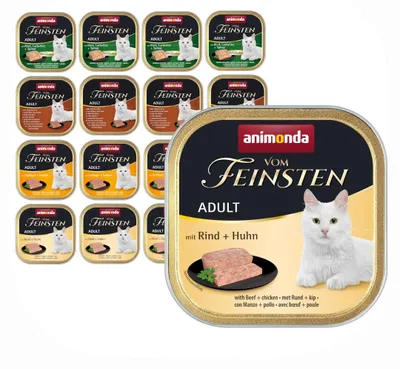 Zdjęcie produktu dla Animonda Vom Feinsten Adult 16x100g Mokra Karma dla Kota Mix 4 Smaków