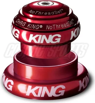 Image de Jeu de direction Chris King NoThreadSet Tapered, roulement en acier inoxydable, 1 1/8"-1.5", GripLock, EC34/28.6