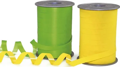 Produktbild von PRÄSENT 353 9-630 Ringelband Opak - 10 mm x 200 m, apfelgrün