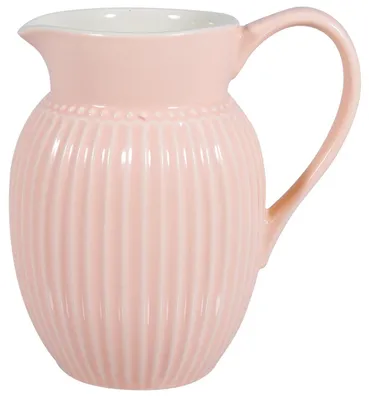 Zdjęcie produktu dla Greengate dzbanek ALICE ROSA 0,5 litra Karafka do codziennej zastawy stołowej PALE PINK