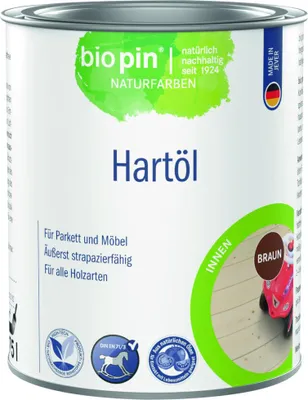 Produktbild von Biopin Naturfarben Teaköl 750 ml braun