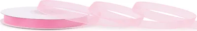 Produktbild von Organzaband 6mm x 25m Rolle Rosa