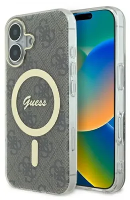 Zdjęcie produktu dla Guess Guhmp16Mh4Stw Iphone 16 Plus 6.7"  Brązowy/Brown Hardcase Iml 4G Magsafe