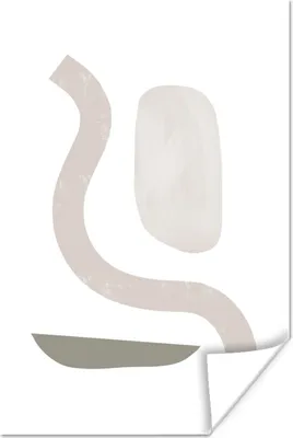 Produktbild von MuchoWow® Poster Pastell - Minimalismus - Gestaltung 20x30 cm - Papierdruck