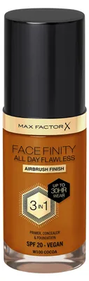 Zdjęcie produktu dla FACEFINITY ALL DAY FLAWLESS 3 IN 1 podkład #100-cocoa 30ml