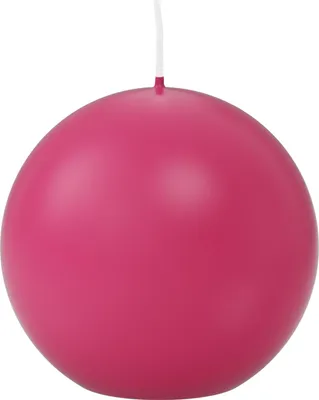 Produktbild von Kugelkerzen Pink Ø 70 mm, 12 Stück