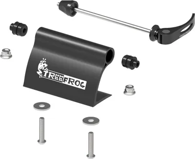 Image de Support de fourche TreeFrog, modèle 15 x 100, couleur noire - support de fourche flexible compatible avec les systèmes QR et TA.