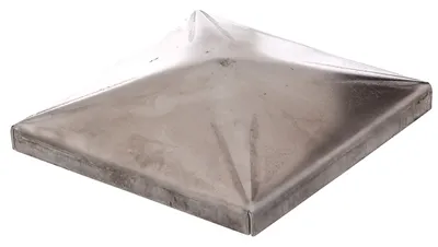 Immagine prodotto di Alberts 866969 Tappo per pali metallici quadrati, per saldatura, acciaio, 100 x 100 mm, set da 10