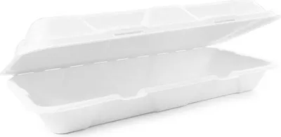 Produktbild von Vegware Zuckerrohr Menübox 1200ml - 125 Stück