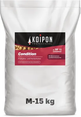 Produktbild von KOIPON Condition 15kg 6mm Koi- & Goldfischfutter Frühjahr/Herbst