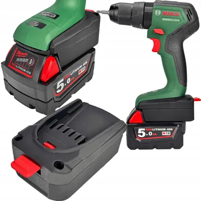 Produktbild von P4U Akku-Adapter Bosch PBA 18V auf Milwaukee 18V M18 Werkzeug