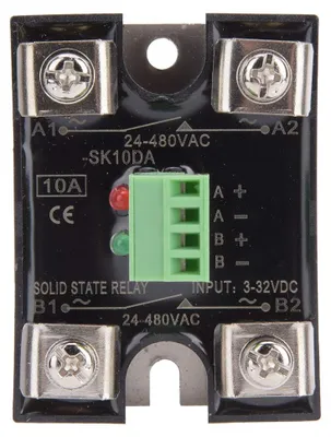 Halbleiterrelais SSR 24-480VAC, 10A, Zweikanal DC/AC