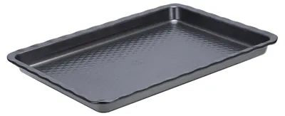 Produktbild von RESTO 96117 Norma Backform Rechteckig, Maße 35,5 x 25,5 x 2,6 cm, Backofenfest