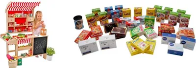 Produktbild von Tanner der kleine Kaufmann Großer Marktstand, mit 40 Teiligem Set