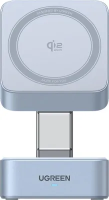 Obrázok produktu pre UGREEN 55960 2v1 Magflow Qi2.2 25W bezdrôtová nabíjačka